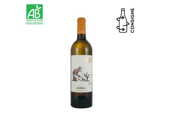 Vin blanc Sauvignon Bordeaux " Jardinier"