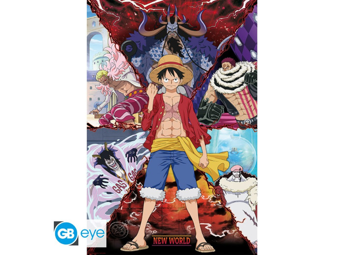 [POSTER] ONE PIECE - Poster Maxi 91,5x61 - Luffy vs Nouveau Monde