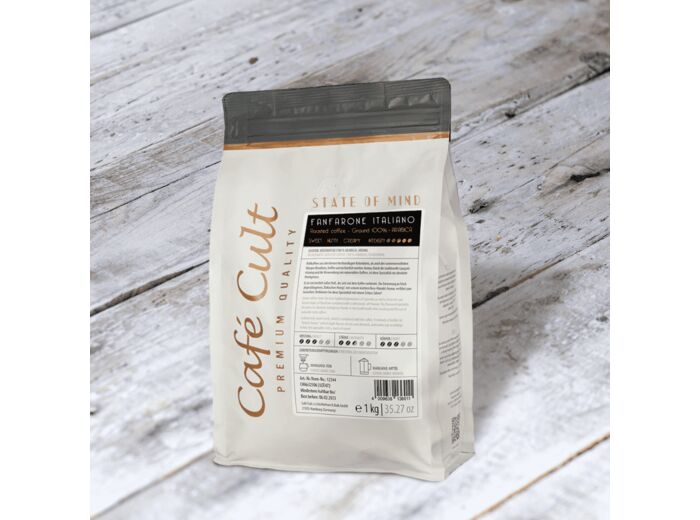 Fanfarone Italiano Café Moulu - 1kg Pack