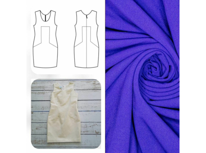 Christine Charles – Kit Couture Robe Catalina Couleur Bleu Foncé