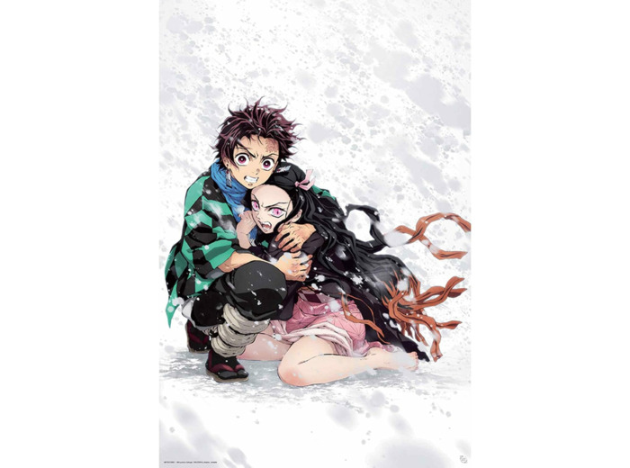 [POSTER] DEMON SLAYER - Poster Tanjiro & Nezuko Neige