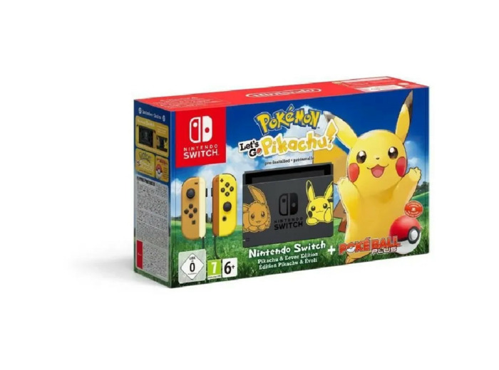 Console Nintendo Switch Edition Pokémon Let's Go Pikachu