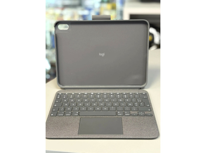 Etui clavier rétroéclairé détachable Logitech Combo Touch pour iPad 10e génération Gris