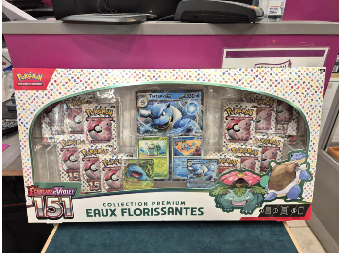 Coffret Premium Pokémon 151 EV3.5 EAUX FLORISSANTES