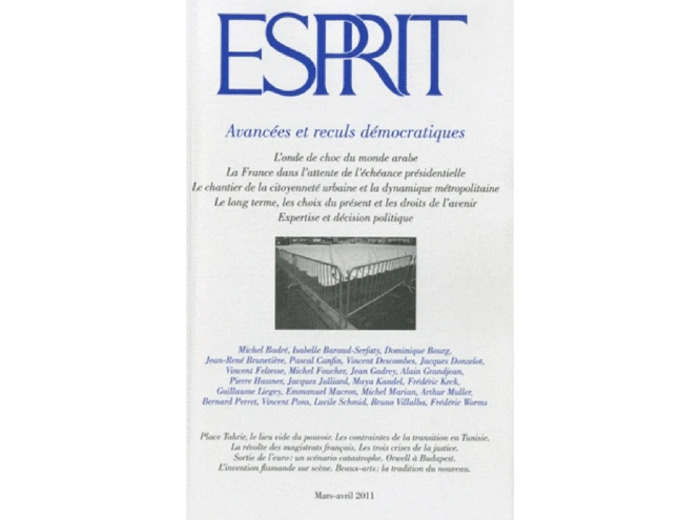 Livre Esprit - Avancées et reculs démocratiques