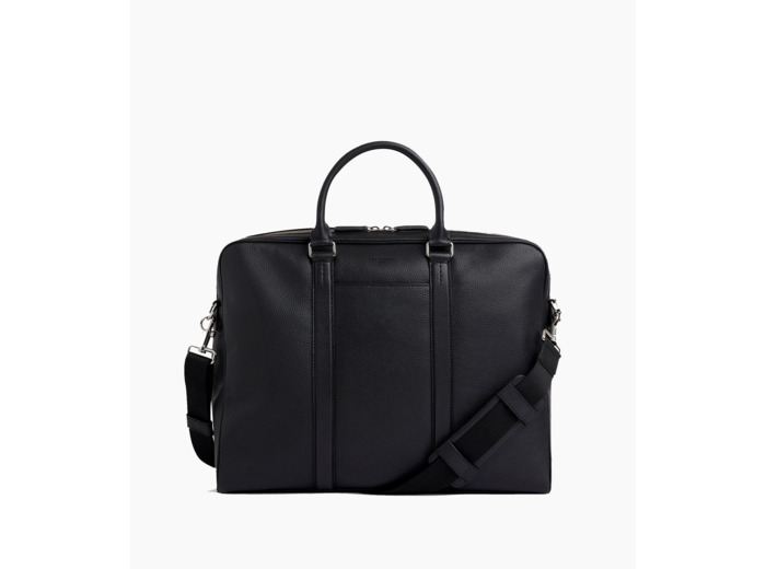 Porte documents 17" Charles en cuir grainé très grand modèle