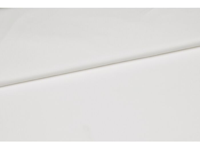 Sélection Coup de coudre - Tissu Popeline de Coton Stretch Uni Couleur Blanc Optique