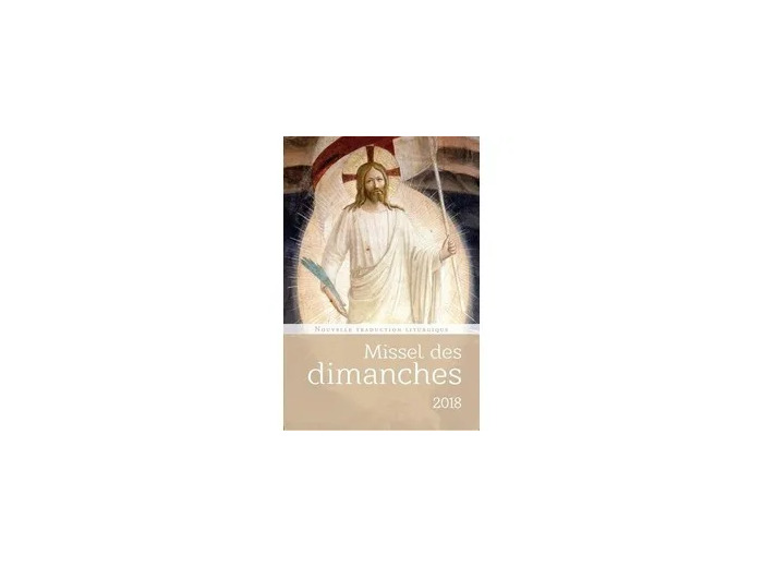 Livre Missel des dimanches 2018