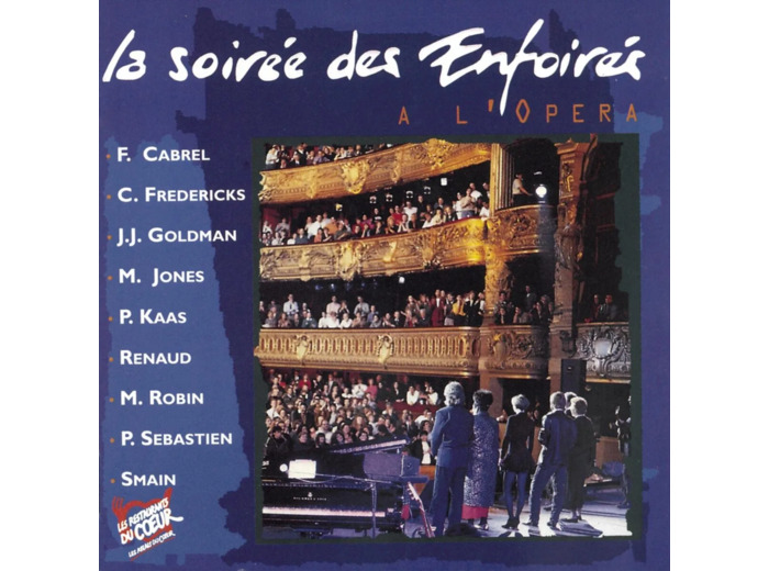 Cd Les Enfoirés - La Soirée Des Enfoirés À L'Opéra (1992)