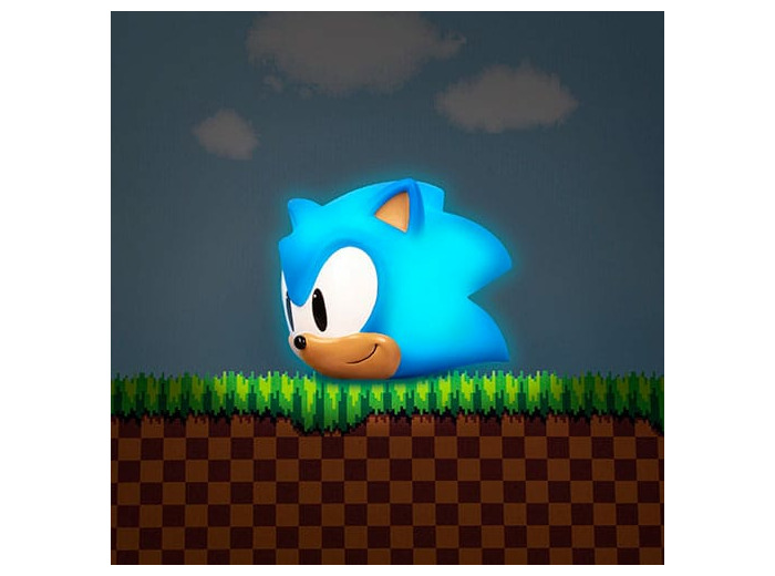 Sonic the Hedgehog lampe d´ambiance Sonic Head 12 cm