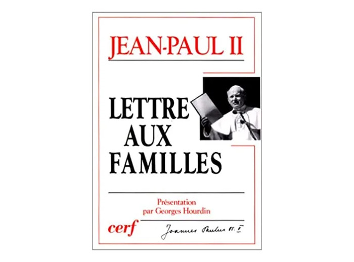 Livre Lettre Aux Familles - 1994, Année De La Famille