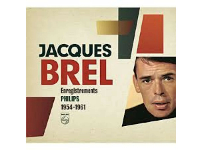 Cd Jacques Brel – Enregistrements Philips 1954-1961