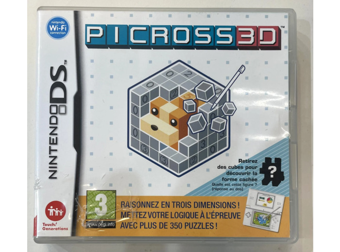 Jeu DS Picross 3D