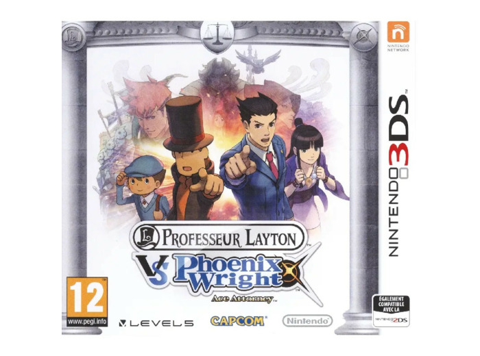 Jeu 3ds Professeur Layton Vs Phoenix Wright Ace Attorney