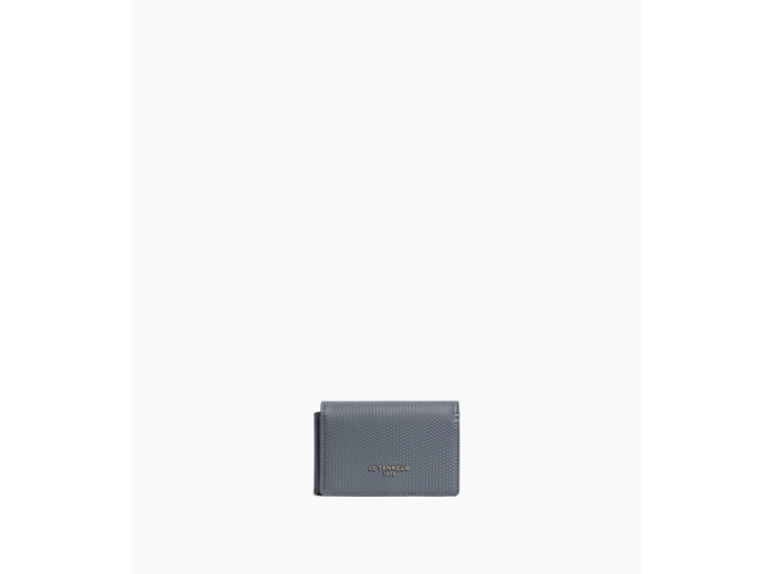 Porte cartes horizontal 2 volets Lucien en cuir signature T