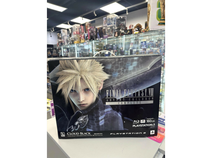 Console Sony Final Fantasy VII Advent Children Complete [Cloud Black Edition] - Console PS3 160 Go - import japon