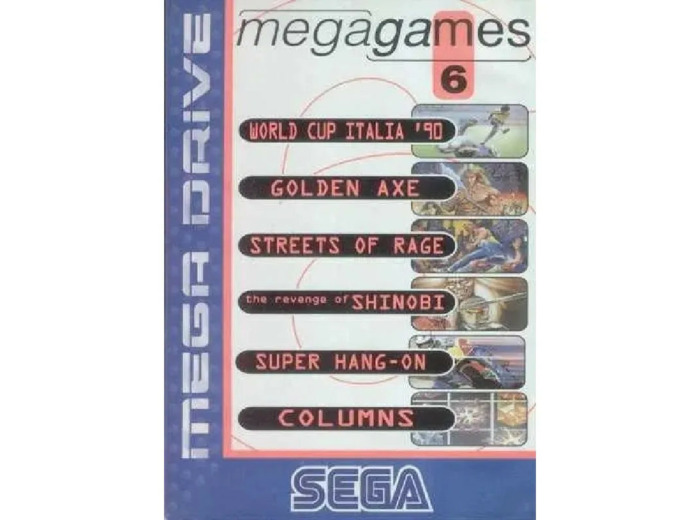 Jeu Sega Megadrive Megagames 6
