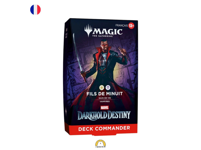 Précommande - Magic - Marvel: Darkhold Destiny - Deck Commander Fils de Minuit (FR)