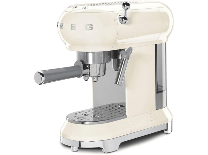 Smeg Machine à expresso 15 bars crème - ECF02CREU