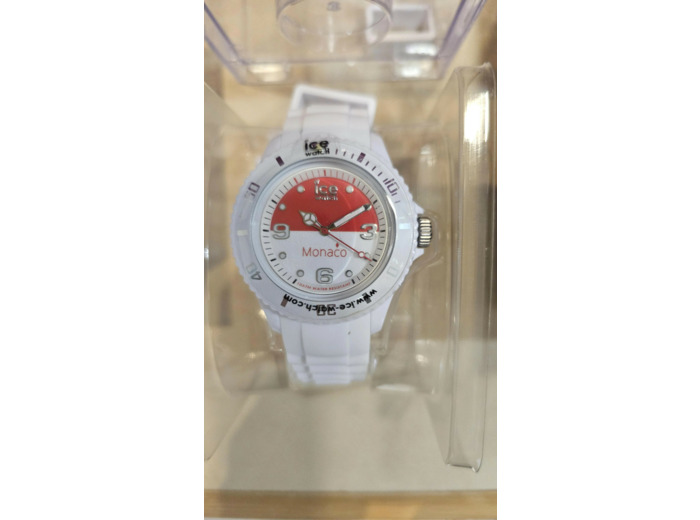 Montre Ice Watch monaco Blanc et Rouge