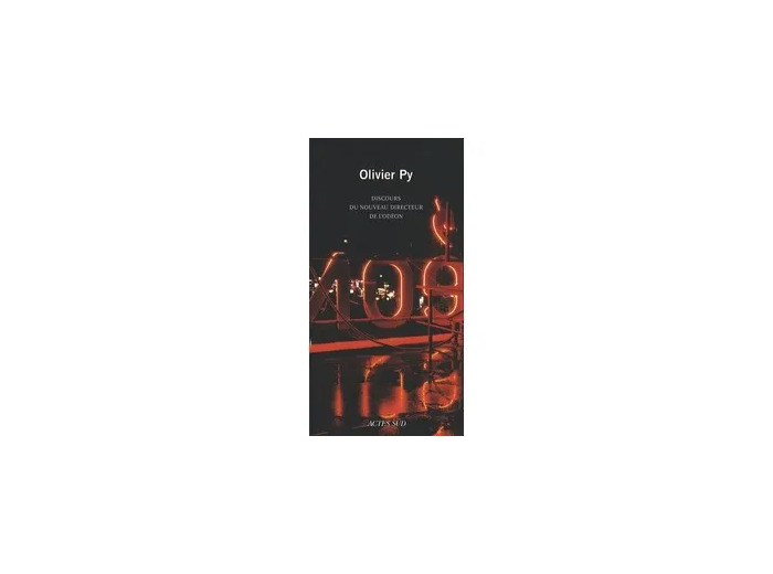 Livre Discours Du Nouveau Directeur De L'odéon