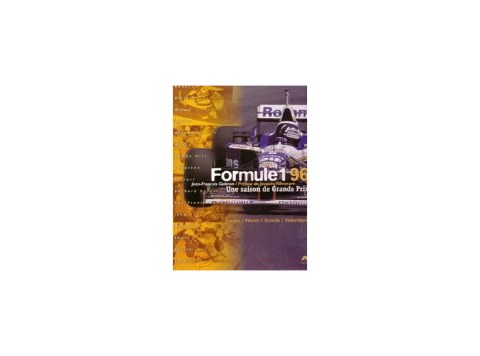 Livre Formule 1 1996 Une Saison De Grands Prix