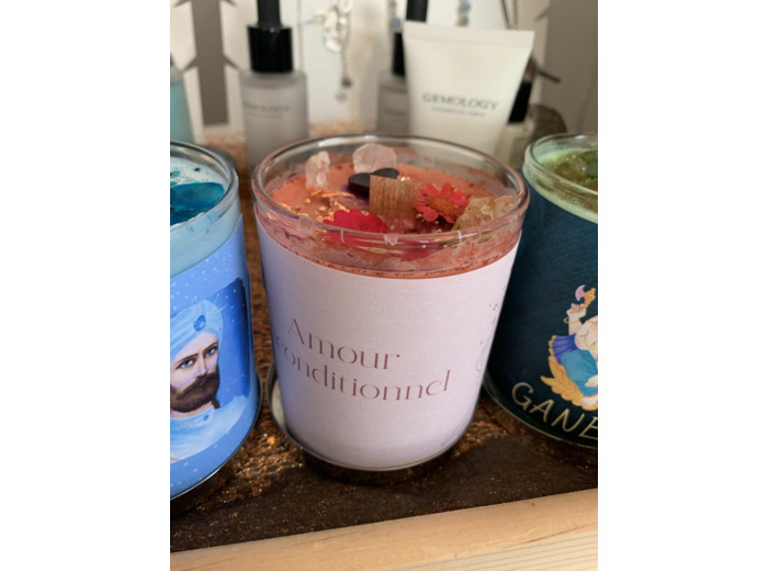 Bougie amour inconditionnel grand modèle