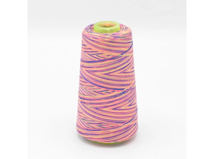 Sélection Coup de coudre – Fil Surjeteuse Multicolore Rose, Jaune et Violet (2743 m)