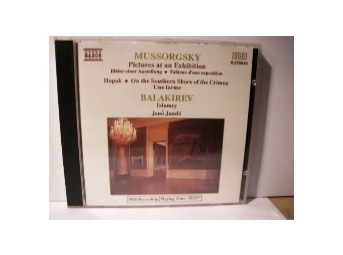 Cd Modest Mussorgsky - Pictures At An Exhibition - Hopak - On The Southern Shore Of The Crimea - Une Larme / Islamey (1988)