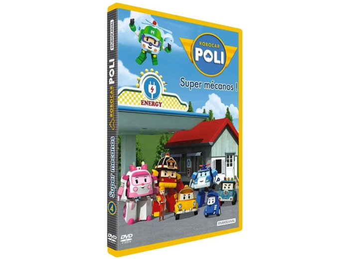 Dvd Robocar Poli - 4 - Super mécanos !
