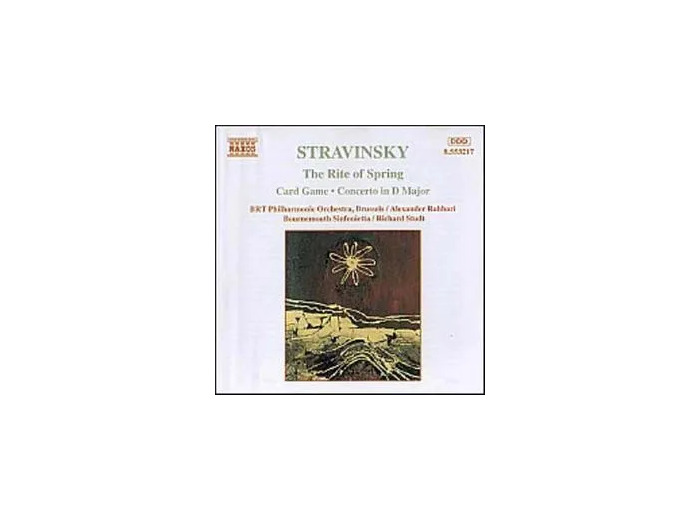 Cd Igor Stravinsky - The Rite Of Spring - Card Game - Concerto In D Major (1995)