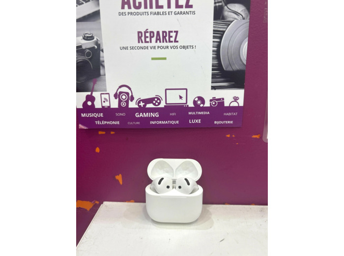 Apple AirPods 4 ANC (2024) - Écouteurs sans fil avec réduction active du bruit - Blanc