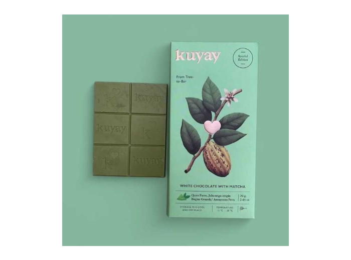 Chocolat Blanc au Matcha - Pérou 70g