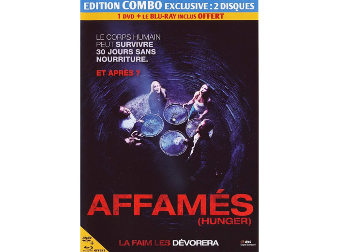 Blu-Ray Affamés (Hunger) - Combo Blu - ray + DVD