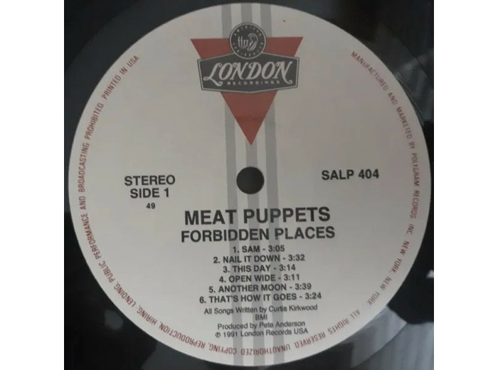 Vinyle Meat Puppets - Forbidden Places (1991)