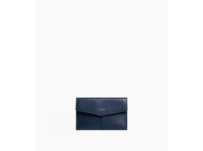 Pochette enveloppe moyen modèle Charlotte en cuir lisse
