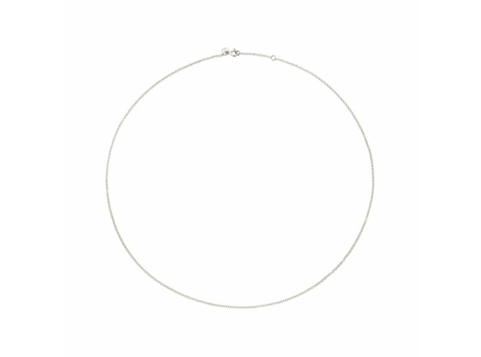 Collier DoDo Essentials en or blanc