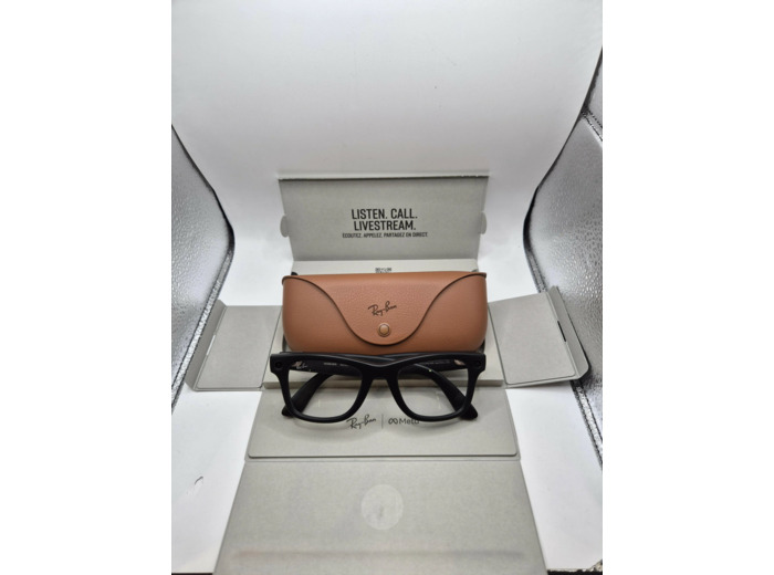 Ray - Ban Ray - Ban | Meta Wayfarer Monture Noir Verres Vert 50 - 22