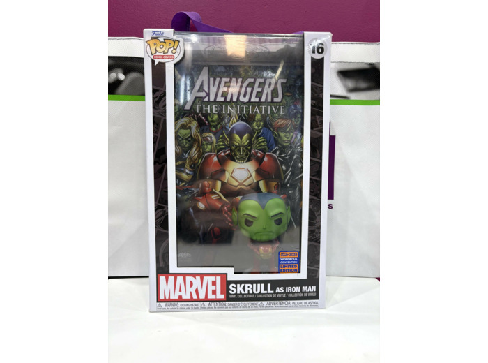 Figurine Funko! Pop - Marvel Comics n°16 - Skrull en Iron Man - Comic Cover (65611)
