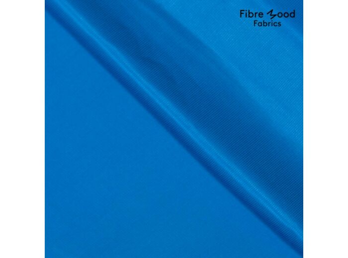 Fibre Mood - Tissu Jacquard de Viscose "Naima" Uni Couleur Bleu Ultramarine