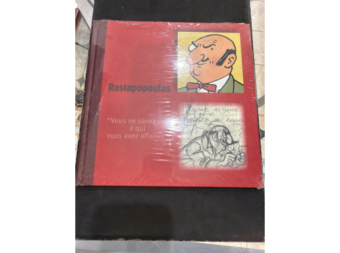 Livre Tintin Monographique Rastapopoulos "Vous ne savez pas à qui vous avez affaire !é