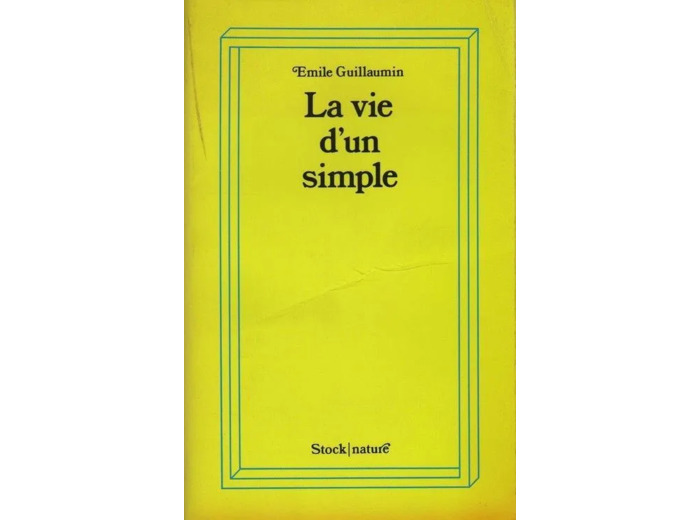 Livre La Vie d'un simple