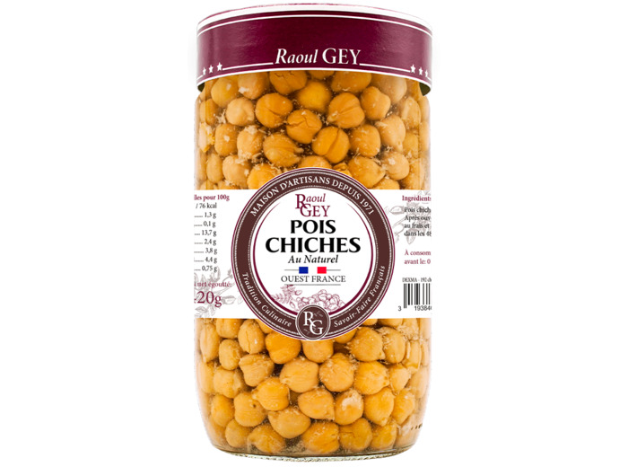 Pois chiches au naturel