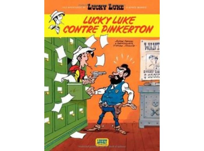 Livre Les Aventures De Lucky Luke D'après Morris Tome 4 - Lucky Luke Contre Pinkerton