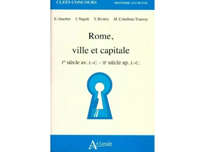 Livre Rome, ville et capitale