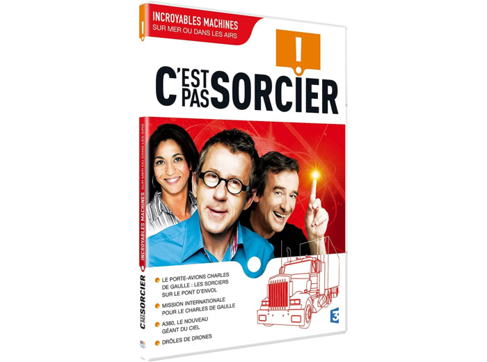 Dvd C'est pas sorcier - Incroyables machines, sur mer ou dans les airs