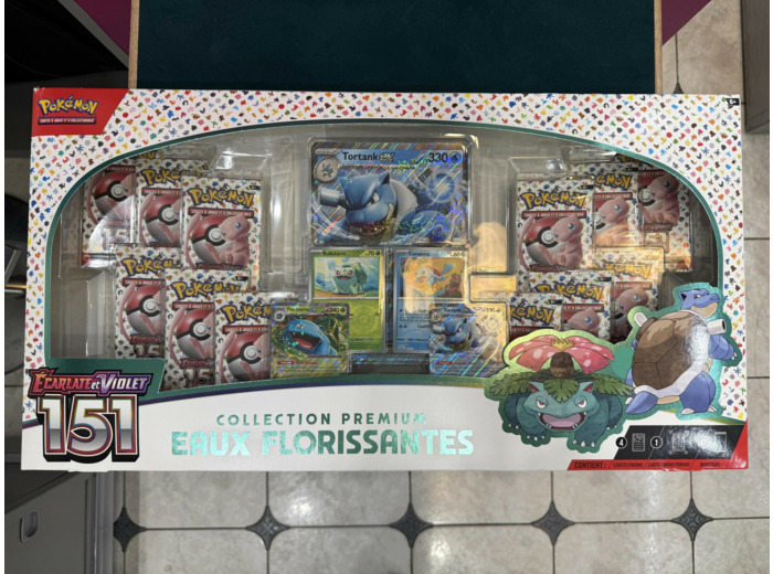 Coffret Premium Pokémon 151 EV3.5 EAUX FLORISSANTES