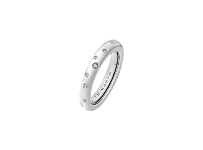 Bague Chimento Forever Brio en or blanc et diamant 0.14ct
