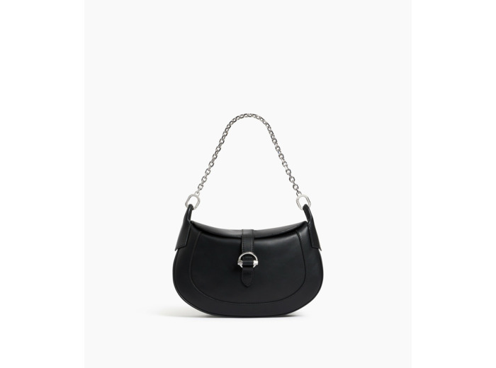 Petit sac bandoulière Pia en cuir lisse