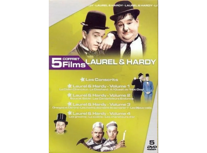 Dvd Coffret Laurel Hardy 5